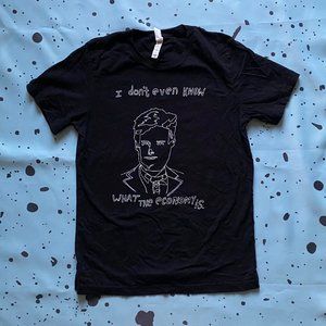 Meow Wolf Unisex Black Cotton Printed T-Shirt M